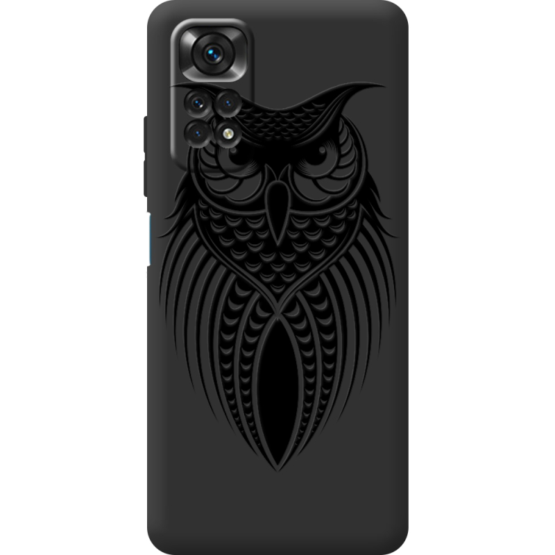 Черный чехол BoxFace Xiaomi Redmi Note 11 / Note 11S Owl