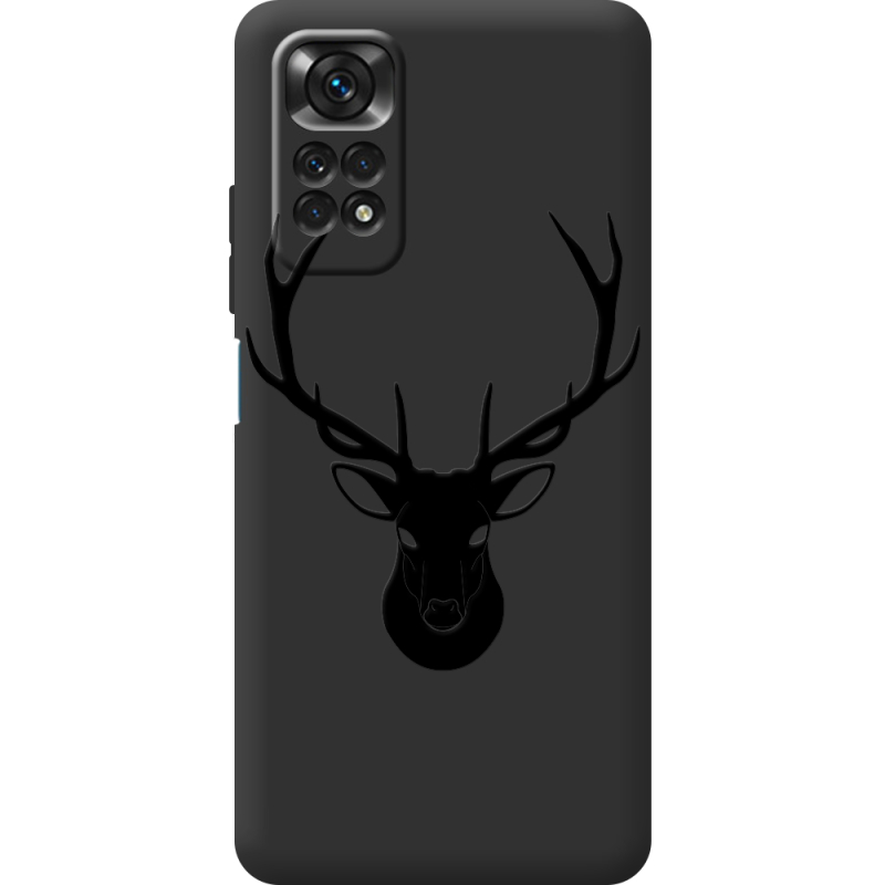 Черный чехол BoxFace Xiaomi Redmi Note 11 / Note 11S Deer