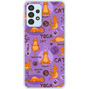 Чехол BoxFace Samsung Galaxy A32 5G (A326) Yoga Cat