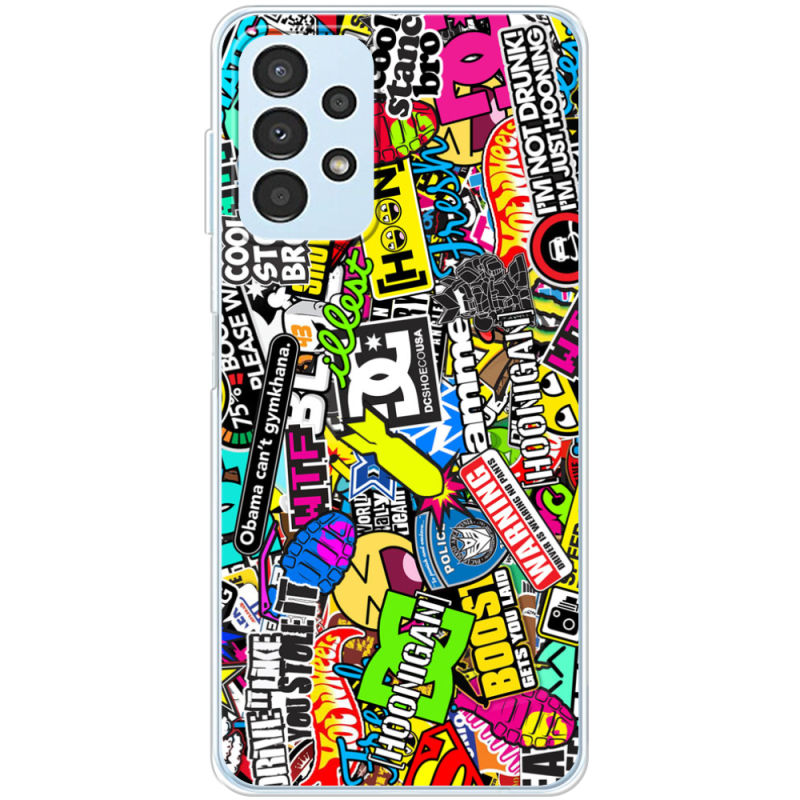 Чехол BoxFace Samsung Galaxy A32 5G (A326) Multicolored Inscriptions