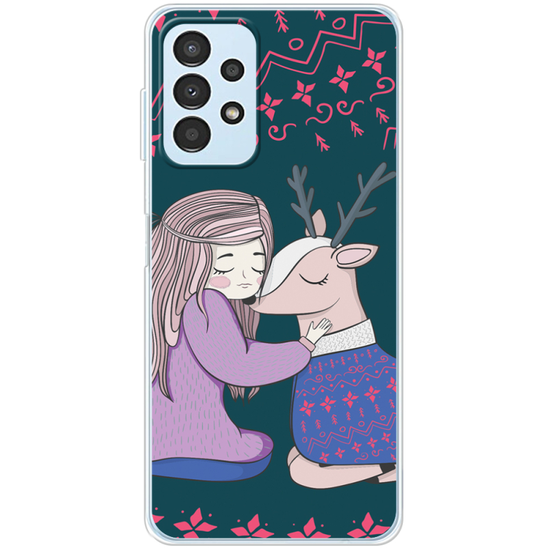 Чехол BoxFace Samsung Galaxy A32 5G (A326) Girl and deer