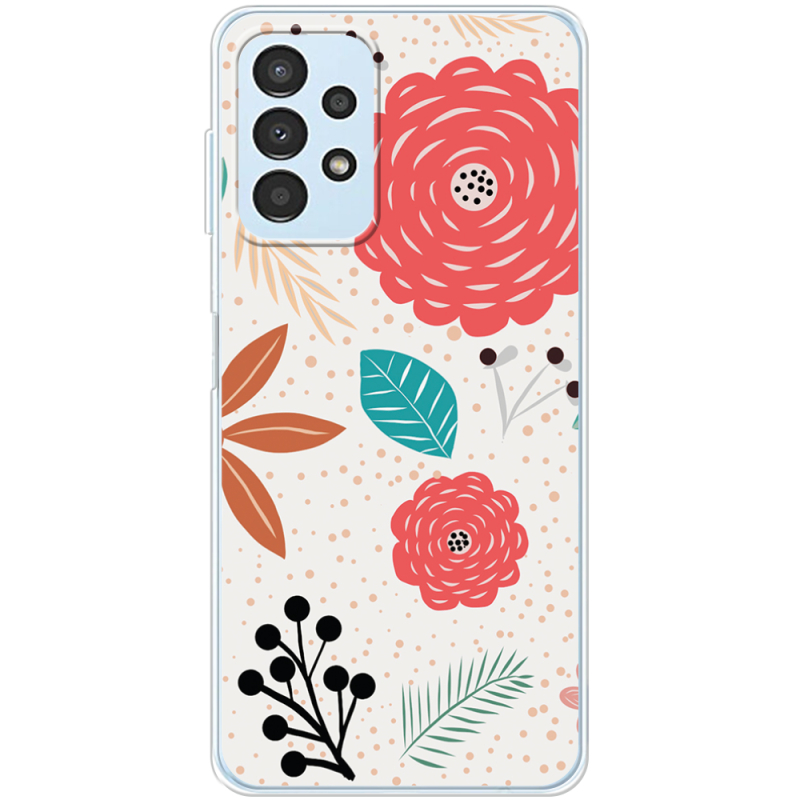 Чехол BoxFace Samsung Galaxy A32 5G (A326) Line Flowers