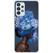 Чехол BoxFace Samsung Galaxy A32 5G (A326) Exquisite Blue Flowers