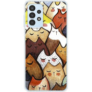 Чехол BoxFace Samsung Galaxy A32 5G (A326) Sleepy Cats