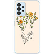 Чехол BoxFace Samsung Galaxy A32 5G (A326) Flower Hands