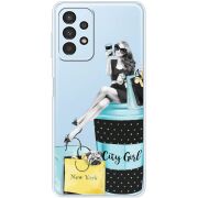 Прозрачный чехол BoxFace Samsung Galaxy A32 5G (A326) City Girl