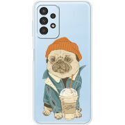 Прозрачный чехол BoxFace Samsung Galaxy A32 5G (A326) Dog Coffeeman