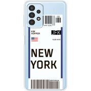 Прозрачный чехол BoxFace Samsung Galaxy A32 5G (A326) Ticket New York