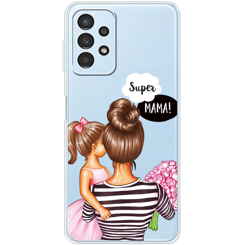 Прозрачный чехол BoxFace Samsung Galaxy A32 5G (A326) Super Mama and Daughter