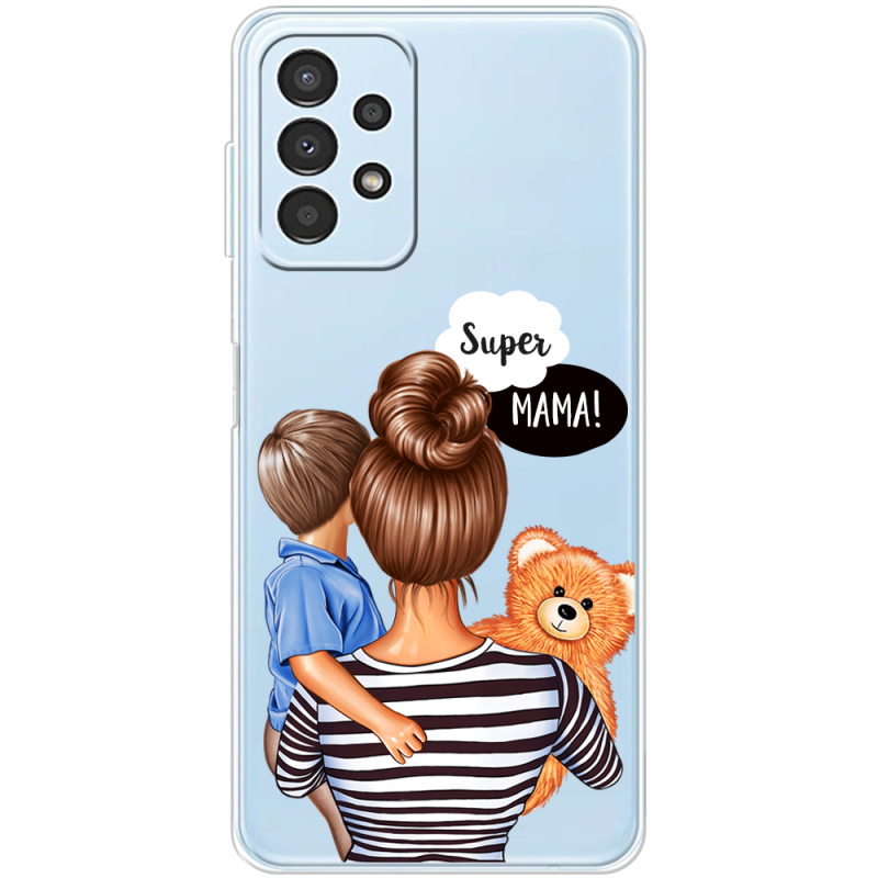 Прозрачный чехол BoxFace Samsung Galaxy A32 5G (A326) Super Mama and Son