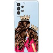 Прозрачный чехол BoxFace Samsung Galaxy A32 5G (A326) Queen and Princess