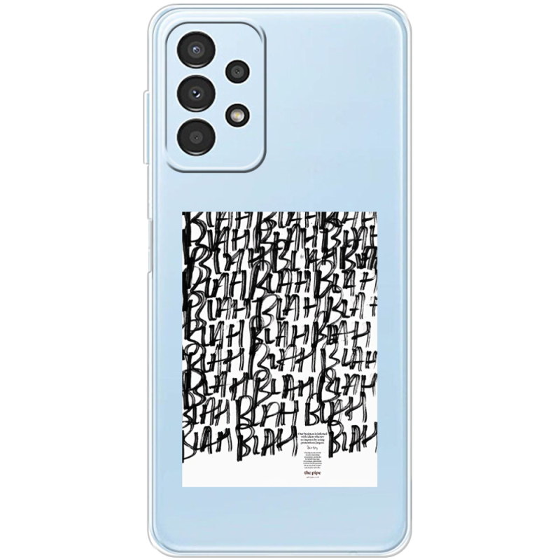 Прозрачный чехол BoxFace Samsung Galaxy A32 5G (A326) Blah Blah