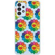 Прозрачный чехол BoxFace Samsung Galaxy A32 5G (A326) Hippie Flowers