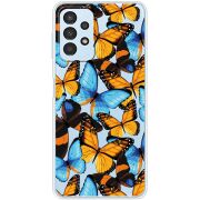 Прозрачный чехол BoxFace Samsung Galaxy A32 5G (A326) Butterfly Morpho