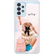 Прозрачный чехол BoxFace Samsung Galaxy A32 5G (A326) Travel Girl