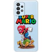 Прозрачный чехол BoxFace Samsung Galaxy A32 5G (A326) Super Mario