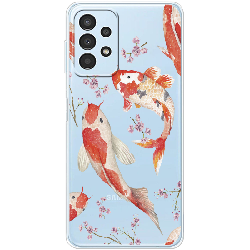 Прозрачный чехол BoxFace Samsung Galaxy A32 5G (A326) Japanese Koi Fish