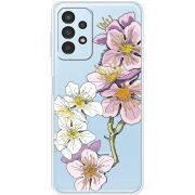 Прозрачный чехол BoxFace Samsung Galaxy A32 5G (A326) Cherry Blossom