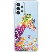 Прозрачный чехол BoxFace Samsung Galaxy A32 5G (A326) Colorful Giraffe