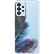 Прозрачный чехол BoxFace Samsung Galaxy A32 5G (A326) Feathers