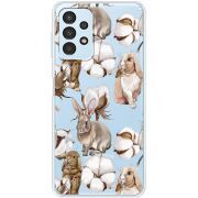 Прозрачный чехол BoxFace Samsung Galaxy A32 5G (A326) Cotton and Rabbits