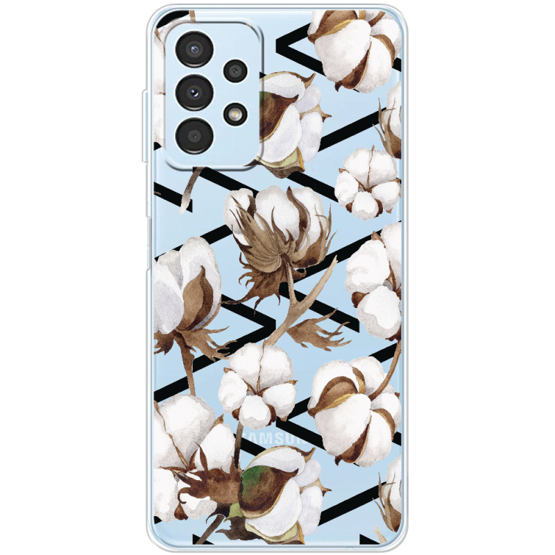 Прозрачный чехол BoxFace Samsung Galaxy A32 5G (A326) Cotton flowers