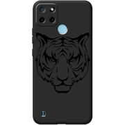 Черный чехол BoxFace Realme C21Y Tiger