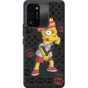 Черный чехол BoxFace Tecno Spark Go 2022 Yellow Fun