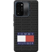 Черный чехол BoxFace Tecno Spark Go 2022 Tommy Print