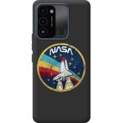 Черный чехол BoxFace Tecno Spark Go 2022 NASA