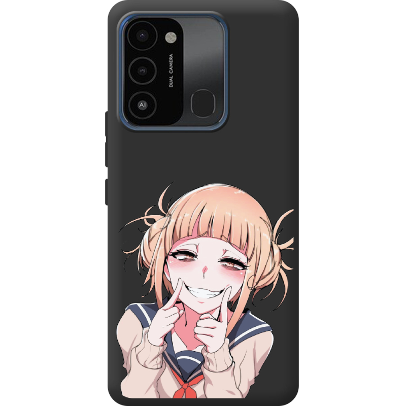 Черный чехол BoxFace Tecno Spark Go 2022 Himiko Toga Smile