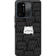 Черный чехол BoxFace Tecno Spark Go 2022 