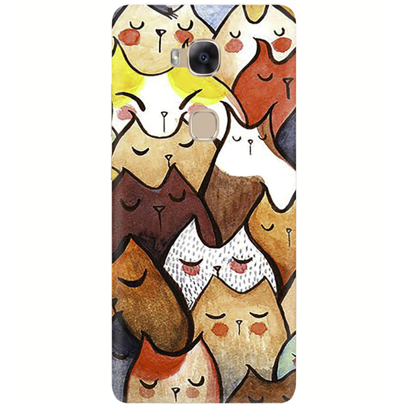 Чехол Uprint Huawei Honor 5X Sleepy Cats