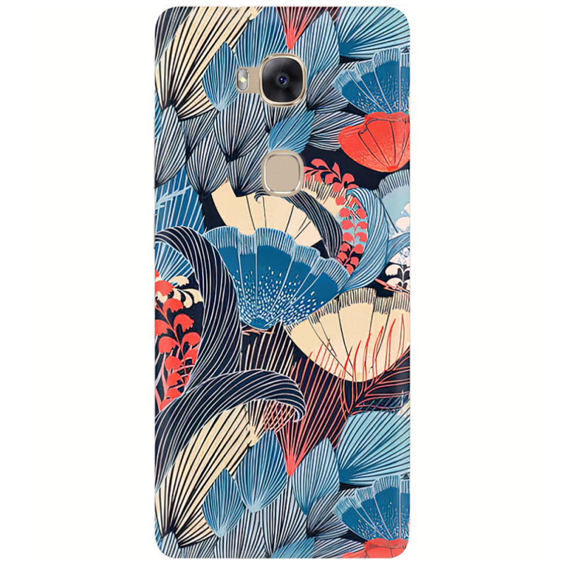 Чехол Uprint Huawei Honor 5X Blue Herb