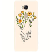 Чехол Uprint Huawei Honor 5X Flower Hands