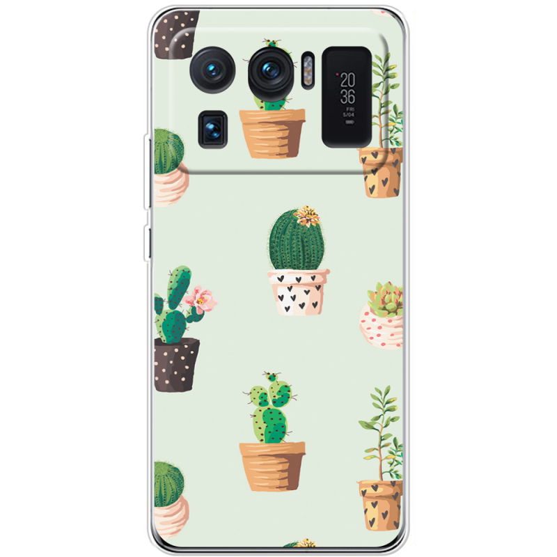 Чехол BoxFace Xiaomi Mi 11 Ultra L-green Cacti