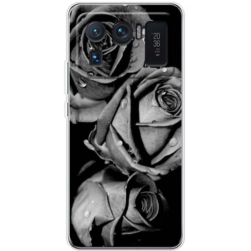 Чехол BoxFace Xiaomi Mi 11 Ultra Black and White Roses