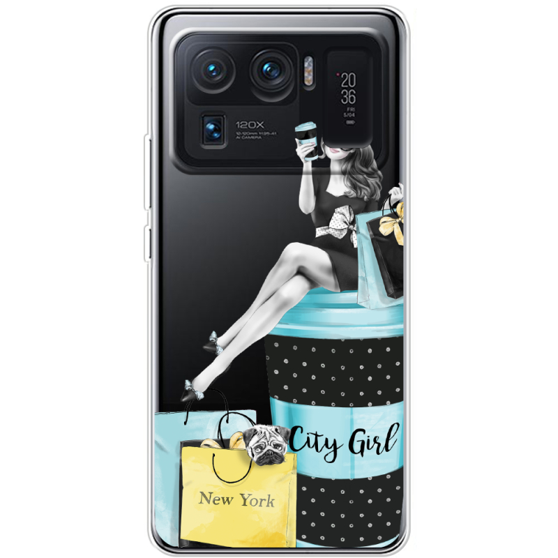 Прозрачный чехол BoxFace Xiaomi Mi 11 Ultra City Girl