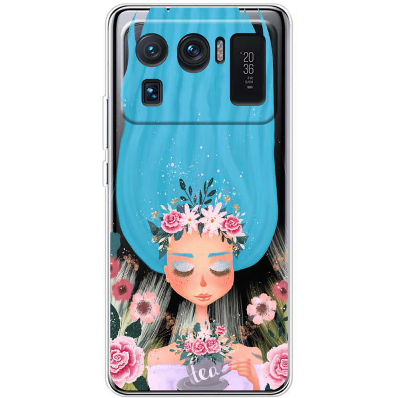 Прозрачный чехол BoxFace Xiaomi Mi 11 Ultra Blue Hair