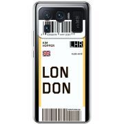 Прозрачный чехол BoxFace Xiaomi Mi 11 Ultra Ticket London