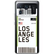 Прозрачный чехол BoxFace Xiaomi Mi 11 Ultra Ticket Los Angeles