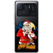 Прозрачный чехол BoxFace Xiaomi Mi 11 Ultra Cool Santa