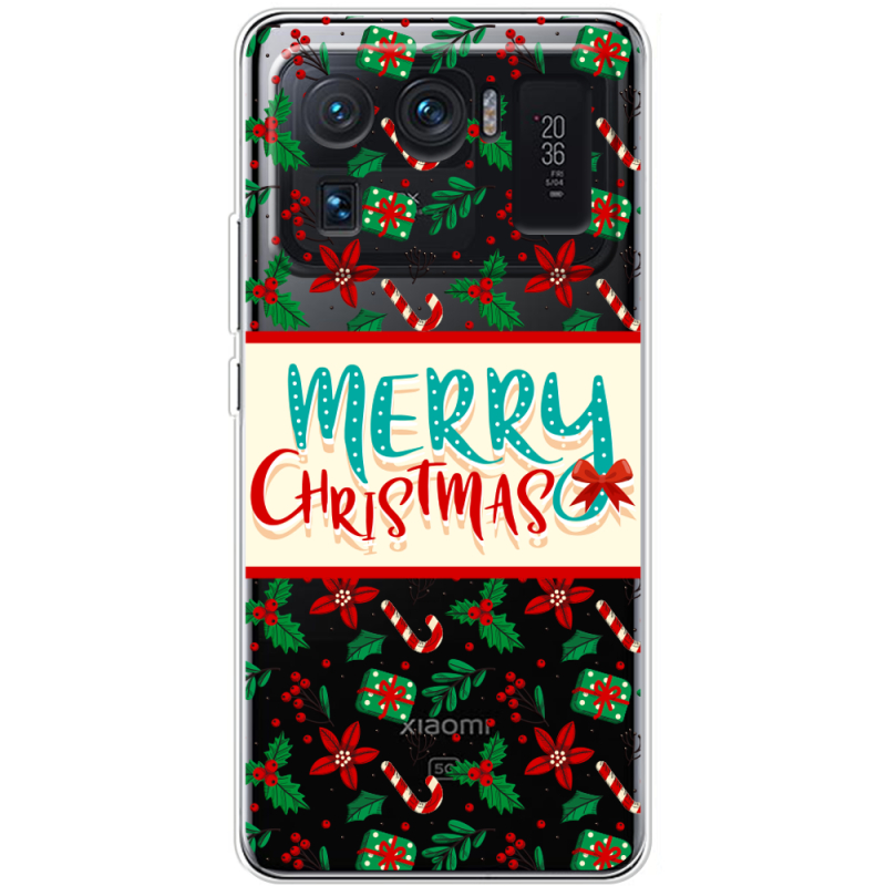 Прозрачный чехол BoxFace Xiaomi Mi 11 Ultra Vintage Christmas Pattern