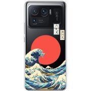 Прозрачный чехол BoxFace Xiaomi Mi 11 Ultra Большая волна в Канагаве