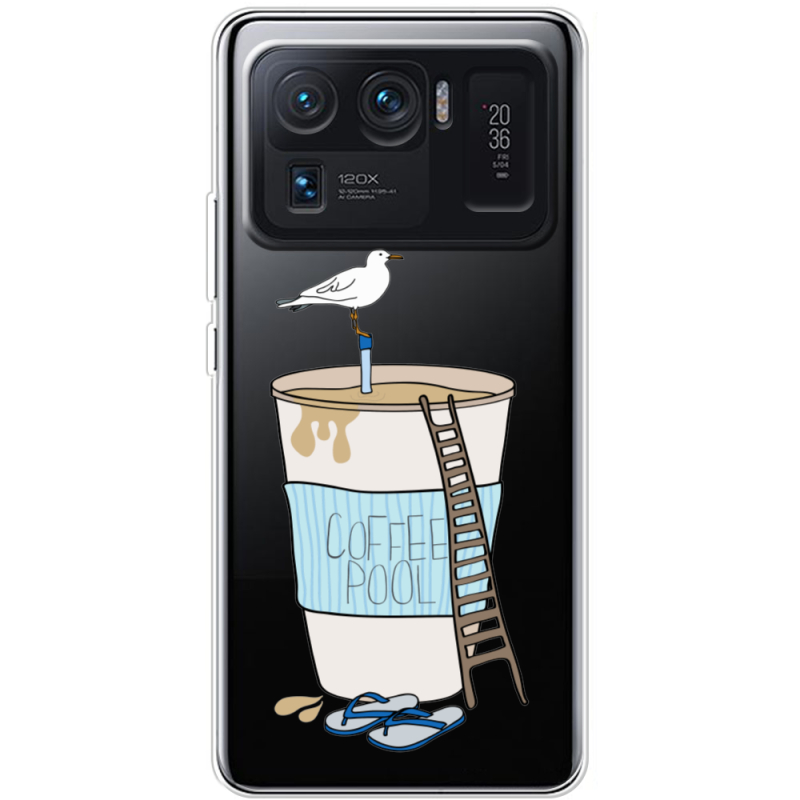 Прозрачный чехол BoxFace Xiaomi Mi 11 Ultra Segull in Cofee Pool