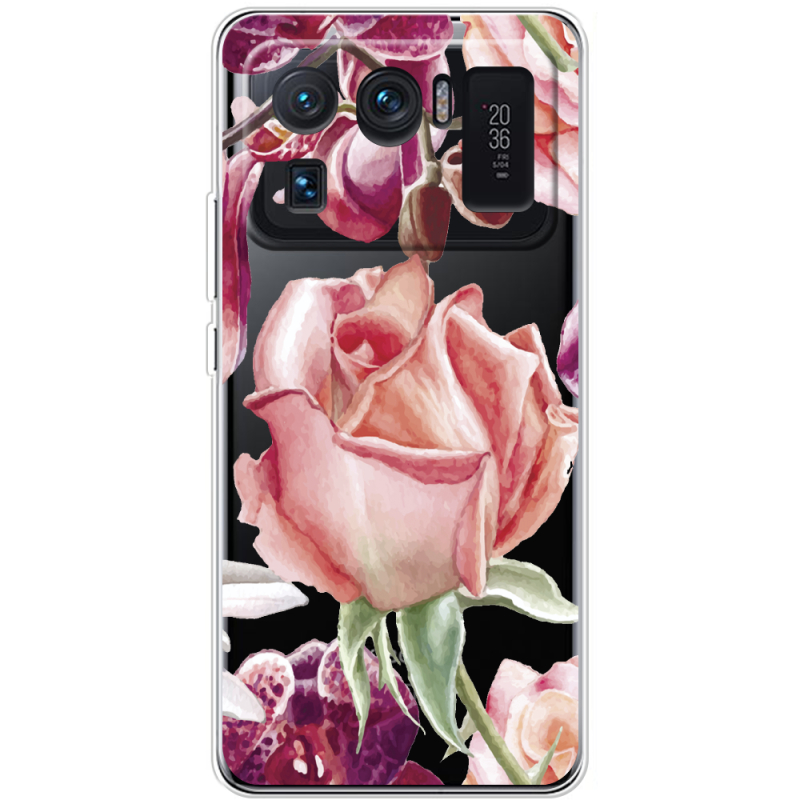 Прозрачный чехол BoxFace Xiaomi Mi 11 Ultra Rose