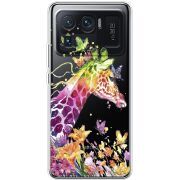 Прозрачный чехол BoxFace Xiaomi Mi 11 Ultra Colorful Giraffe