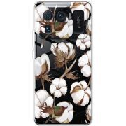 Прозрачный чехол BoxFace Xiaomi Mi 11 Ultra Cotton flowers