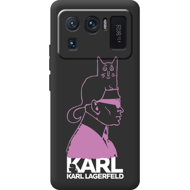 Черный чехол BoxFace Xiaomi Mi 11 Ultra Pink Karl