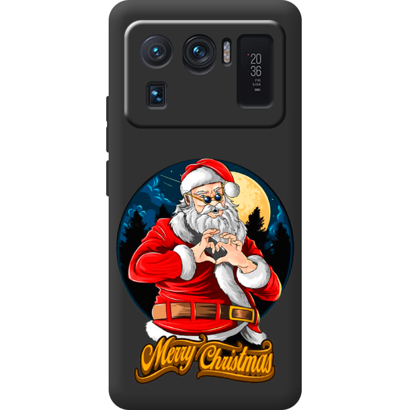 Черный чехол BoxFace Xiaomi Mi 11 Ultra Cool Santa